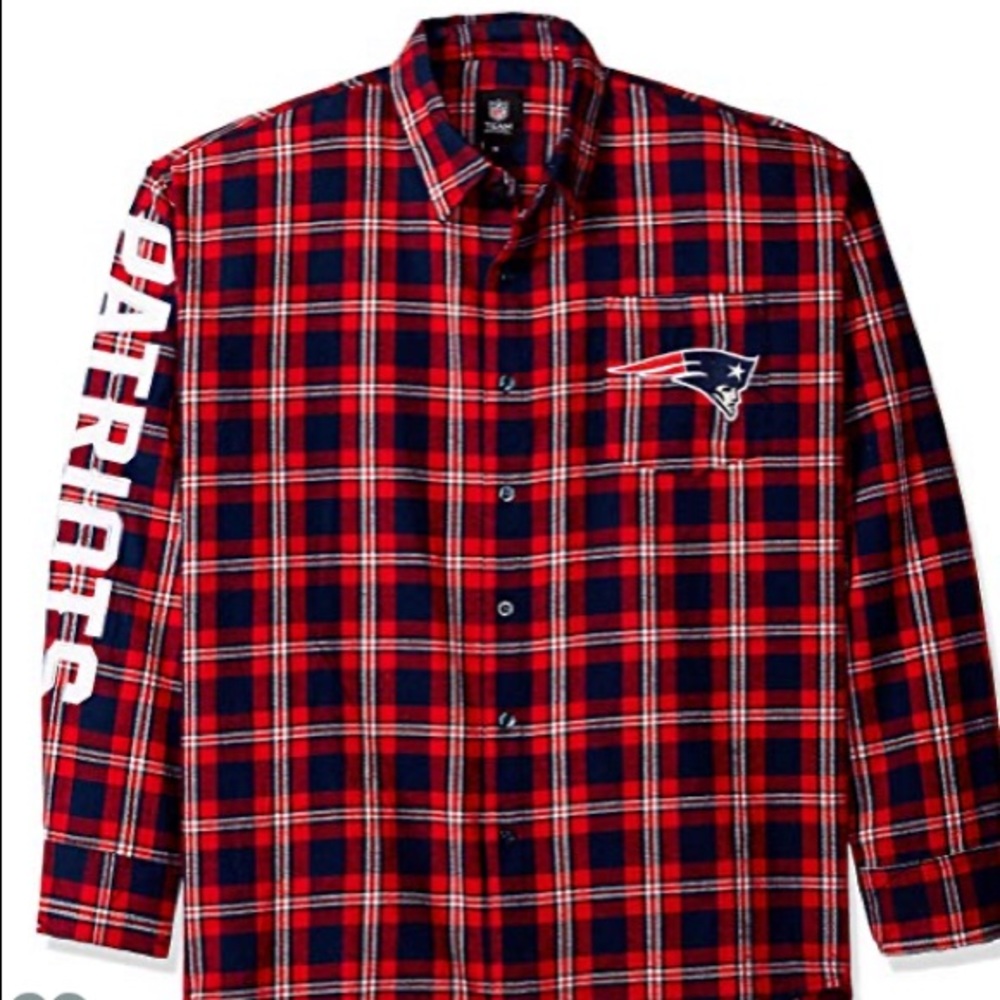 Men’s New England Patriots Flannel Shirt